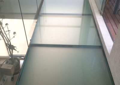 pisos de cristal templado